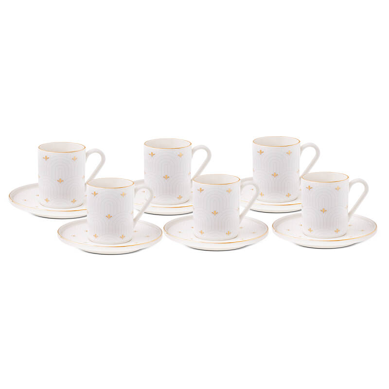 Aryıldız Aure 12 Parça 6 Kişilik Kahve Fincan Takımı 90 ml - 5