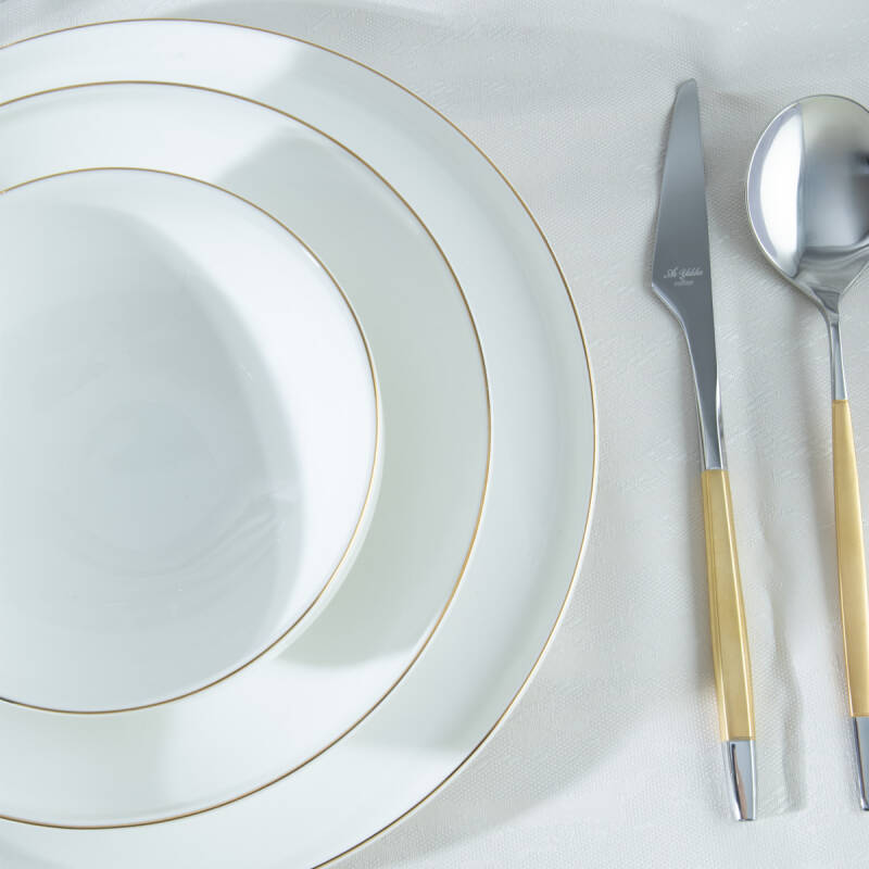 Aryıldız Bone Porselen 24 Parça 6 Kişilik Yemek Takımı - 3