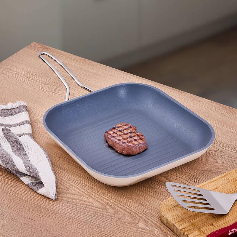 Aryıldız Colombus Crystal Grill Tava 28 cm - 2