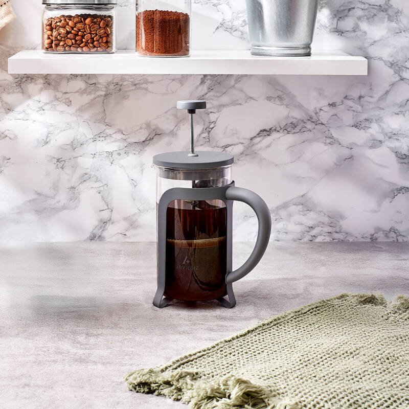 Aryıldız Java Grey French Press 800 ml - 1