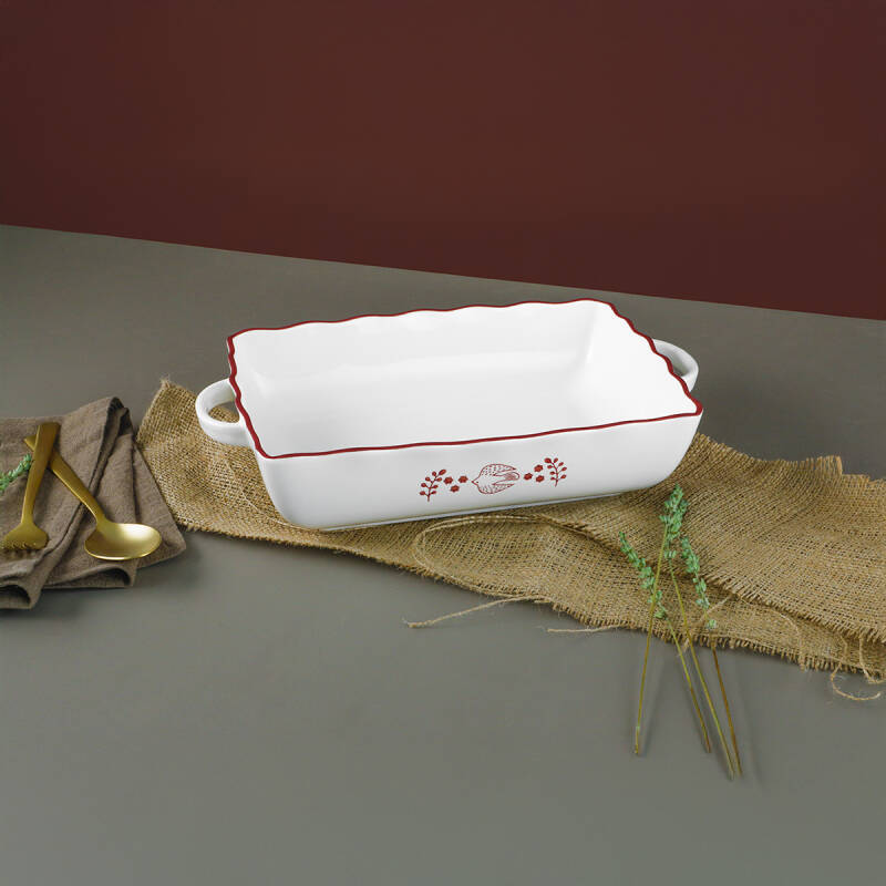 Aryıldız Red Bird Fırın Kabı 32 cm - 1
