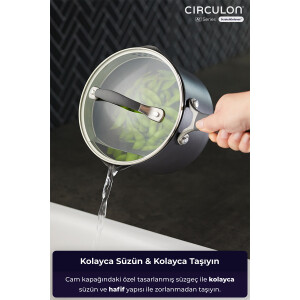 Circulon 16 cm Kapaklı Sos Tenceresi - 5