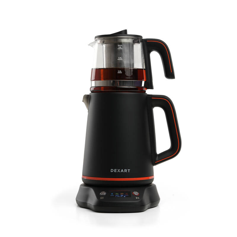 Dexart Perfect Tea Dijital Çay Makinesi Siyah Çelik - 1