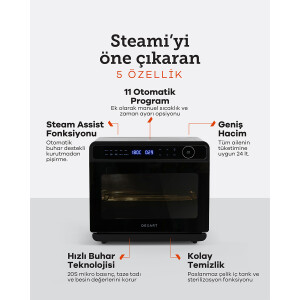 Dexart Steami 11-in-1 Multifunctional Buharlı Fırın - 3