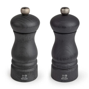 Peugeot Clermont Graphite Duo Kara Biber + Tuz Değirmeni 13 cm - PEUGEOT