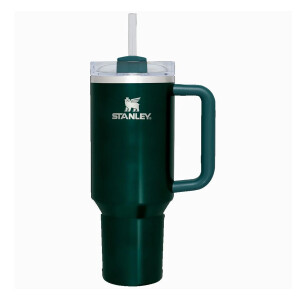 Stanley Quencher Pipetli Termos Bardak 1.18 Lt Metalik Yeşil - STANLEY