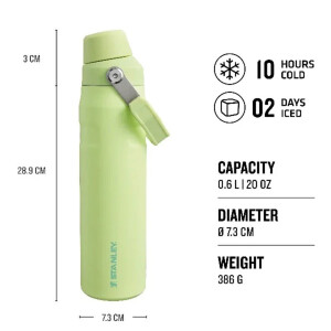 Stanley The Aerolight IceFlow Soğuk Su Termosu Açık Yeşil 0,60 Litre - 2