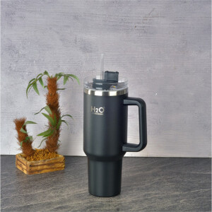 Tohana Termos Pipetli Maxi Kupa Siyah 1200 ml - TOHANA
